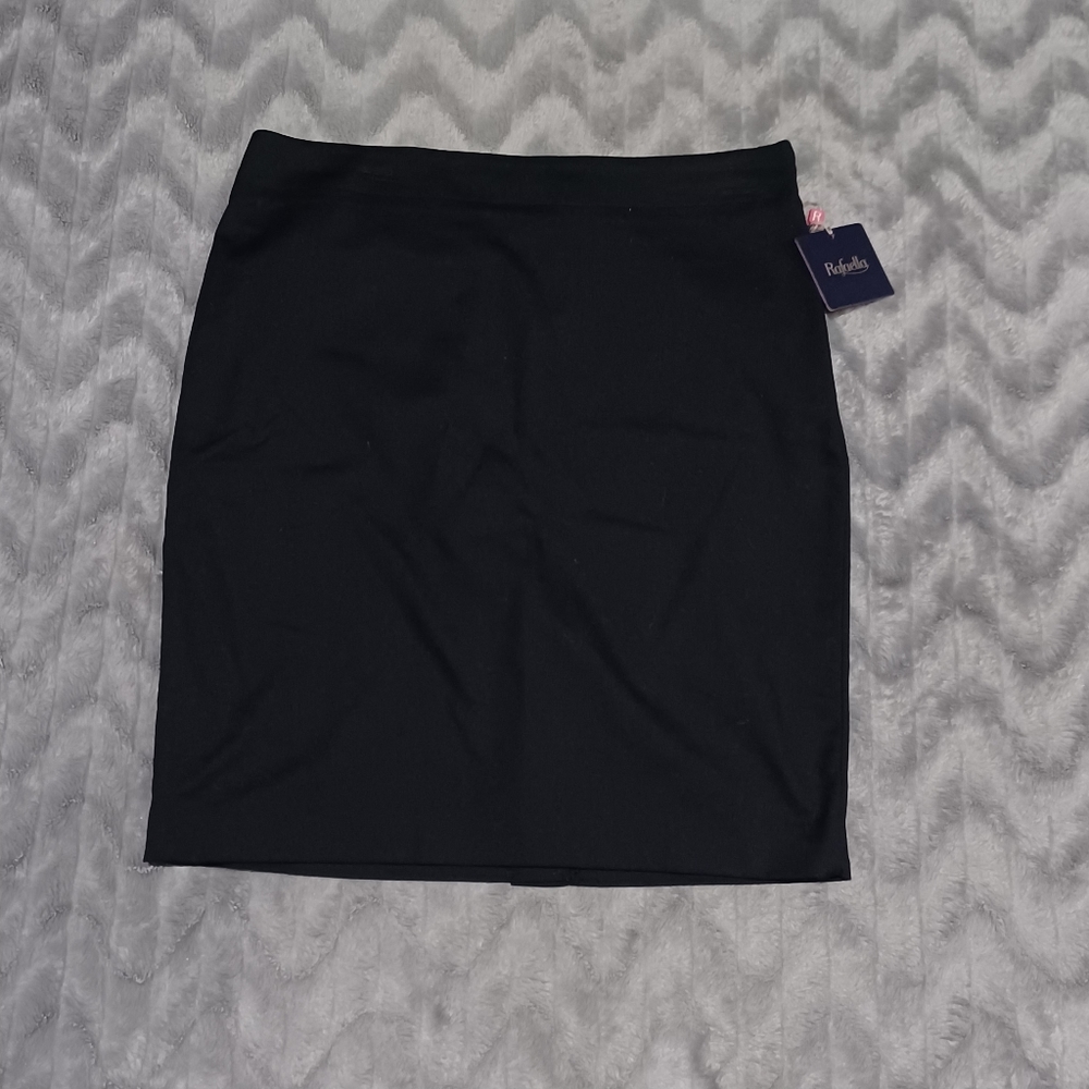 Rafaella Womens Size 8 Black Straight Pencil Career Dress Skirts NWT